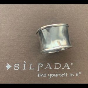 Silpada Sterling Silver Hammered Ring